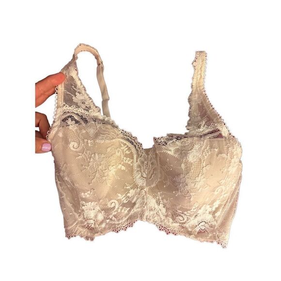 Victoria's Secret Ladies 34D Corset Bra Adjustable Strap Back Hooks Lingerie - Picture 1 of 12